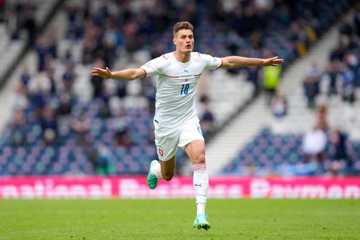 Czech Republic striker Patrik Schick